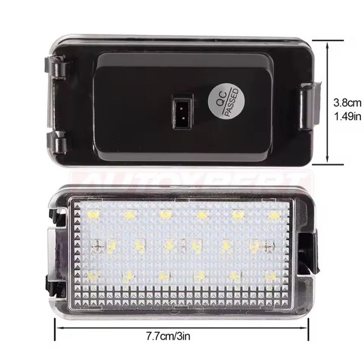 Luzes Led para matricula - novas