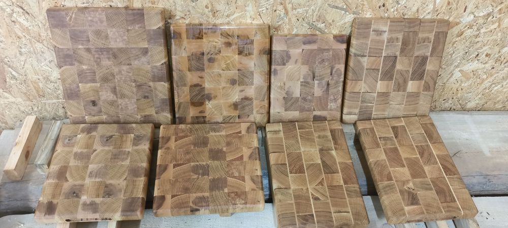 Кухонна торцева обробна дошка з дуба. Торцеві обробні дошки. 25*30*3.5