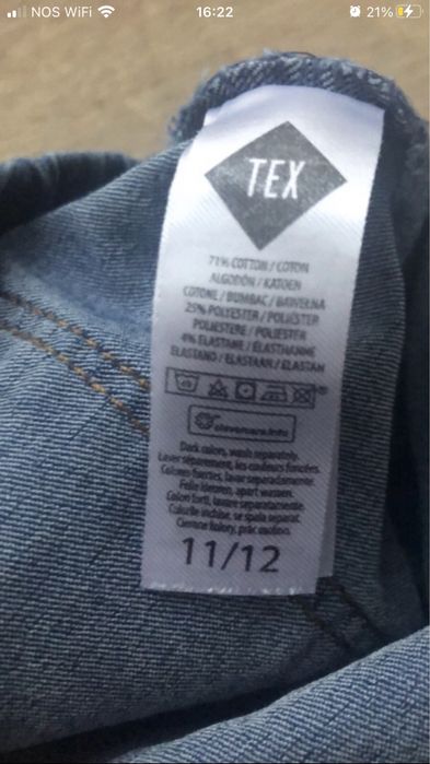 Jeans com elastico da TEX