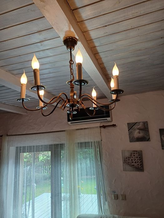 Żyrandol ośmioramienny "pająk "