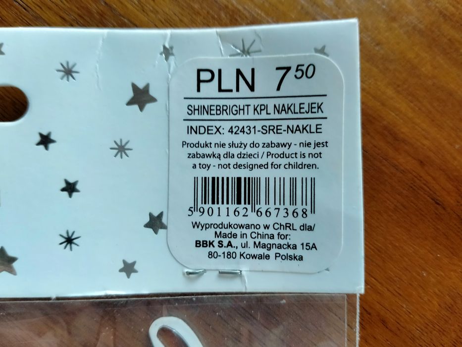 Naklejki srebrne lśniące home&you