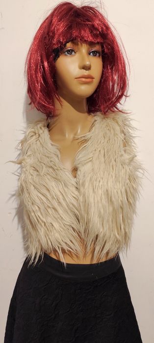 Sztuczne futro, bolerko, kamizelka