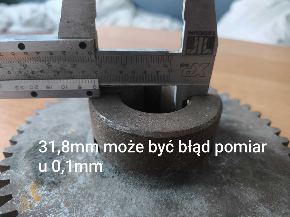Koło zębate na oś 32mm średnica 146mm bytom