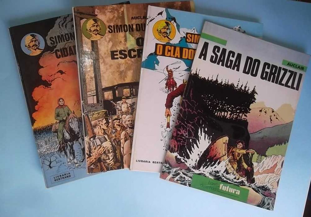 AUCLAIR : Simon du Fleuve / A Saga do Grizzli / Náufragos de Arroyoka