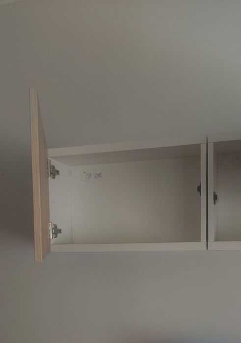Movel tv cinza claro e branco