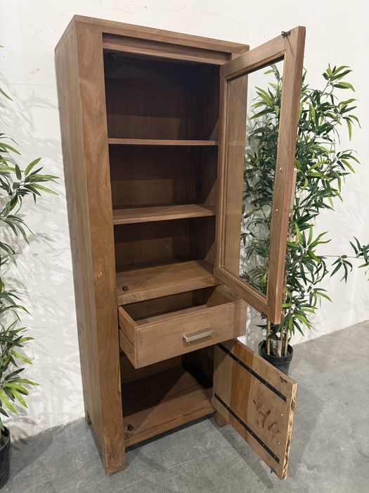 Piękna witryna palisander lite drewno super stan dowóz wysyłka