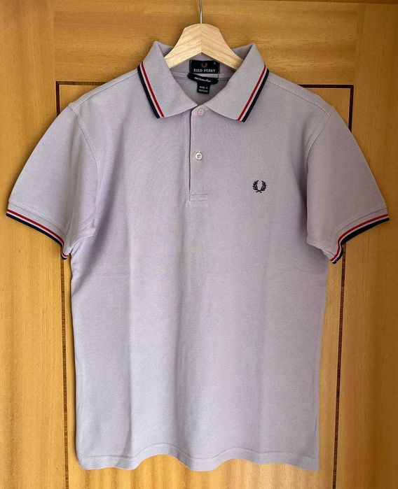 Pólo lilás da Fred Perry - Homem - Tamanho S