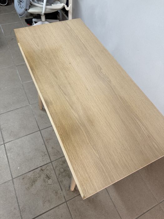 Biurko drewniane dębowe Dąb 100x45 skandynawskie