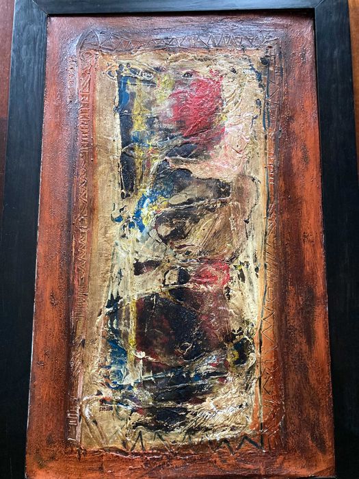 Quadro vindo de São Tomé, de João Carlos Silva (na Roça com os Tachos)