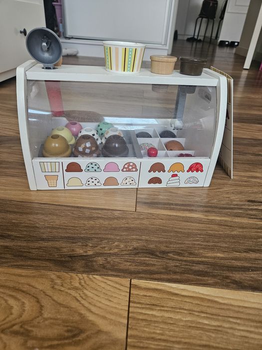 Drewniana Lodziarka - sklep z lodami zestaw MELISSA & DOUG