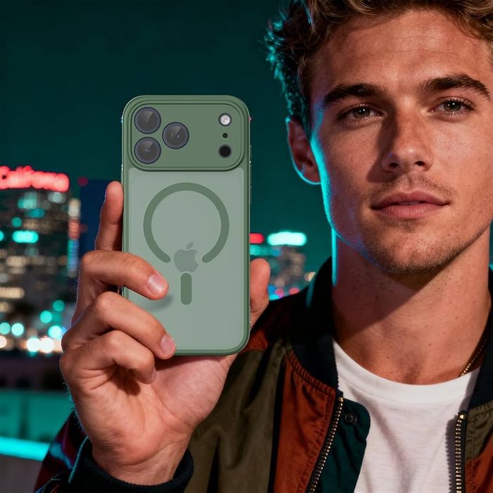 Чохол для iPhone 17 Pro/18 Pro MagSafe MEYGMPK Magnetic,матовий ,захист камери