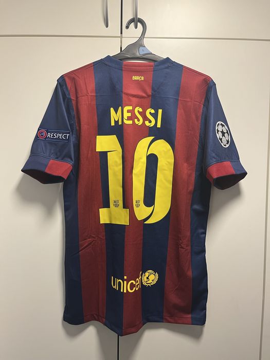 Koszulka FC Barcelona Lionel Messi 10 Champions League L