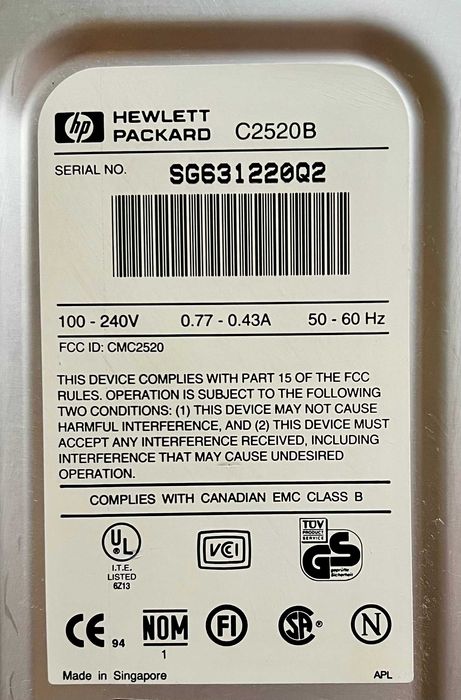 Сканер Hewlett-Packard (HP) Scanjet 4c