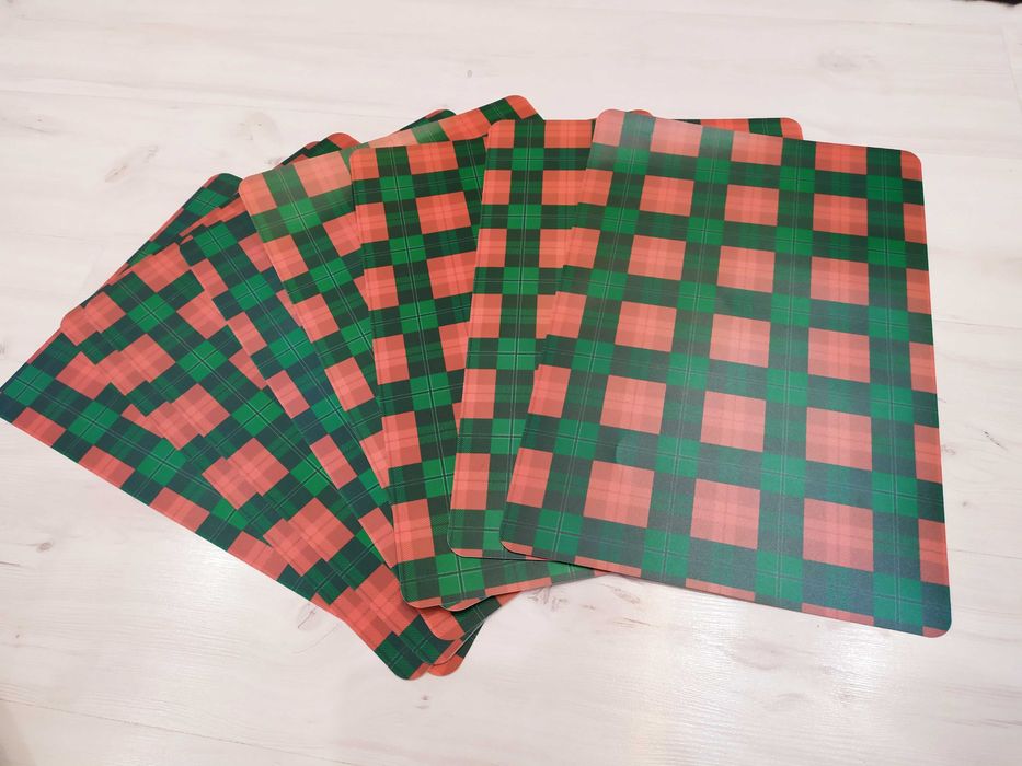 Świąteczne podkładki na stół, na stół dekoracja świąteczna