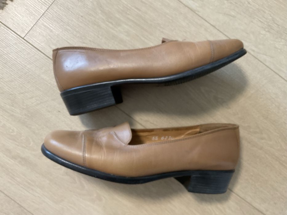 Туфли, балетки кожаные, р.40