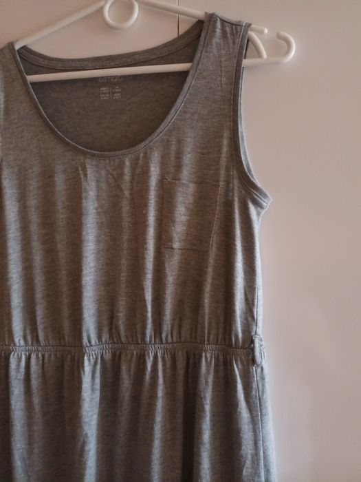 Sukienka długa,szara
