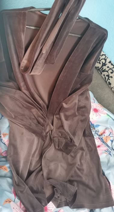 Халат велюровий. Жіночій халат.52-56