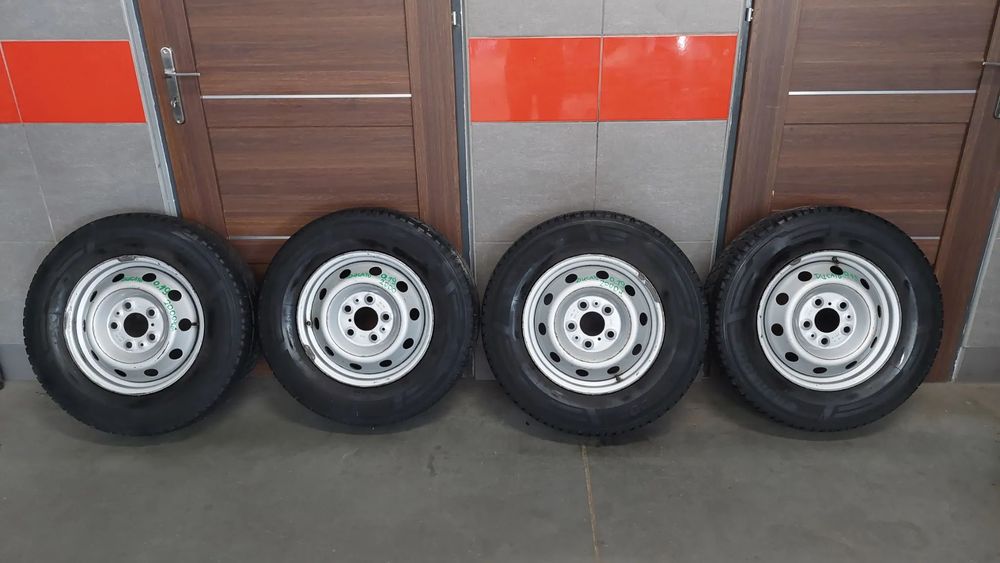 KOŁA ZIMOWE STALOWE DUCATO 16 CALI 215/75 R16C OPONY HANKOOK 2XOPONY 6MM 2XOPONY 5MM R2019