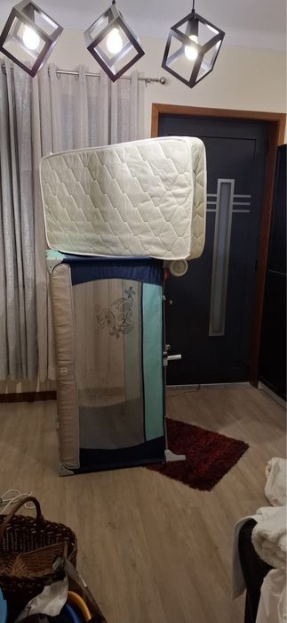 3 berços de rede + colchao