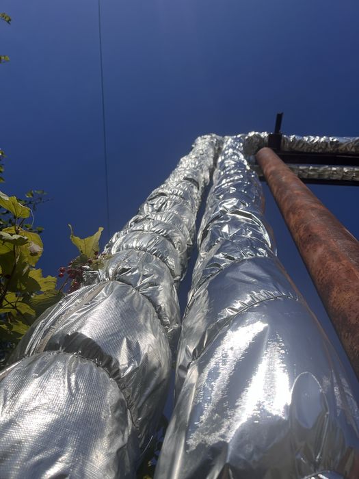 Професійно утеплю ваші труби. Ізоляція. Утеплення. Метало покриття .