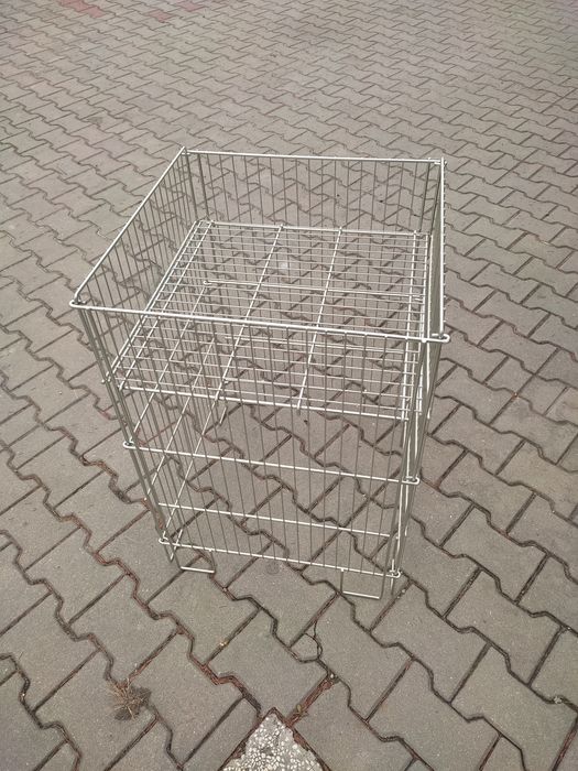 Kosz metalowy składany