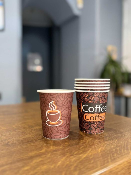 Стаканчики бумажные для кофе чая