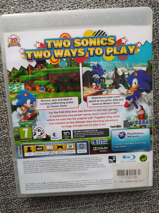 Sonic Generations PS3