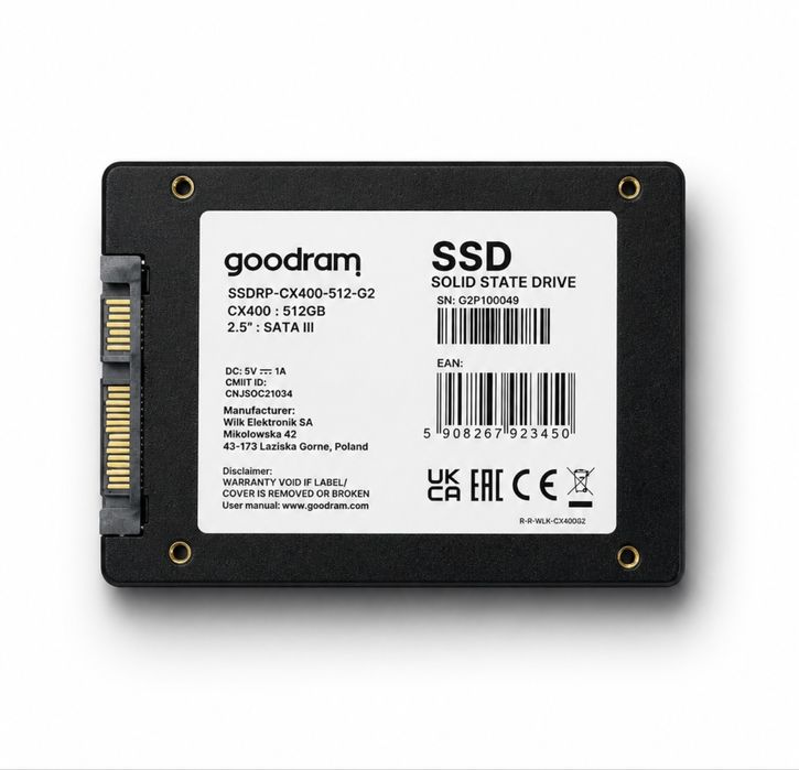 SSD 512GB Goodram CX400 | Ідеал | Гарантія перевірки