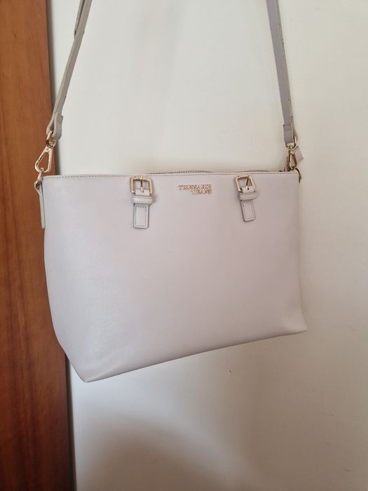 Bolsa feminina bege "Trussardi Jeans "