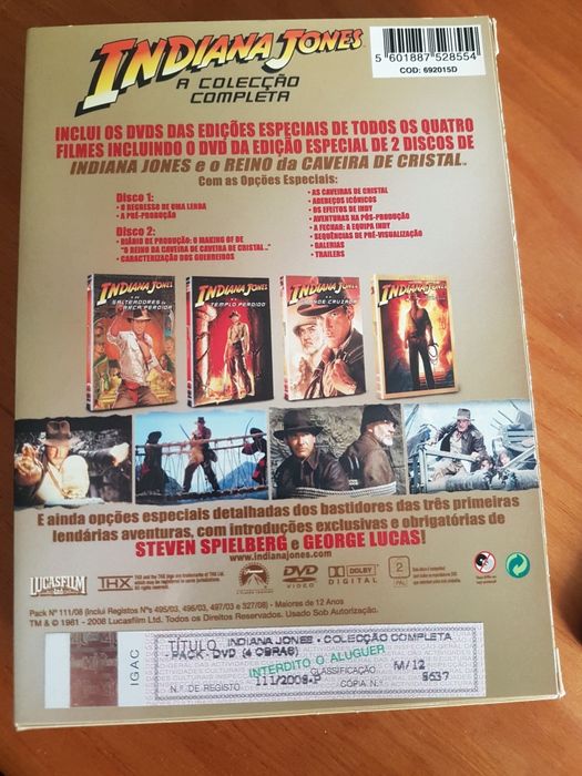 Indiana Jones - The Complete Collection DVD