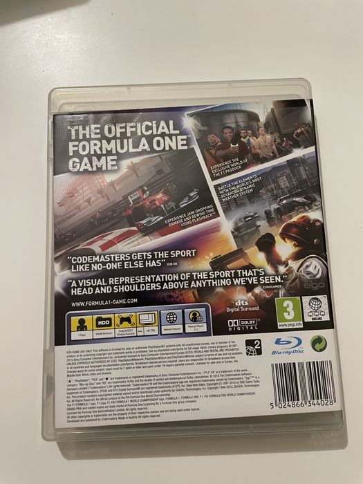 Jogo PS3 Formula 1 2010