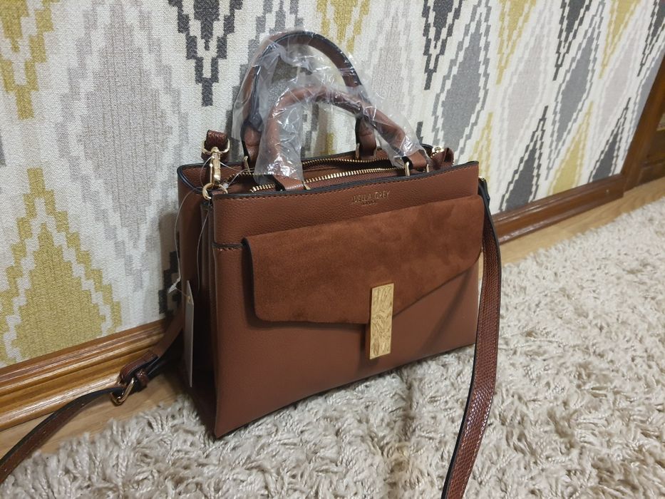 СУМКА Оригінал Luella Grey London  коричнева Cara  Tote
