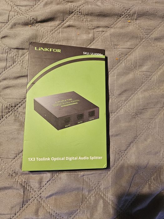 LiNKFOR 1X3 TOSLINK Optical Digital Audio Splitter Nowa cena