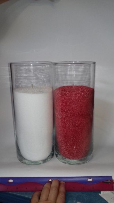 Аренда Свадебного декора Насыпные Свечи, Вазы, Аквариумы, Колбы и т.д.