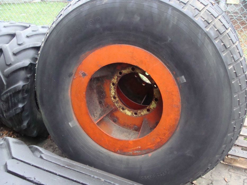 64x22.50/26 Dunlop kompletne koła beczkowóz przyczepa 10 śrub 2 sztuki