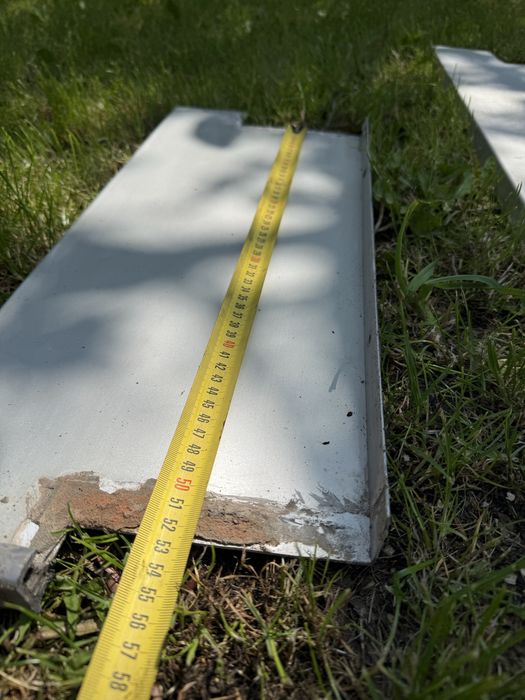 Parapety 14 sztuk blacha nierdzewna