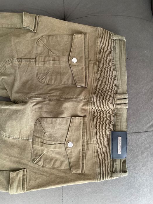 Pantalones Moto Hombre con Retirable Armadura Forro Protección Interior
