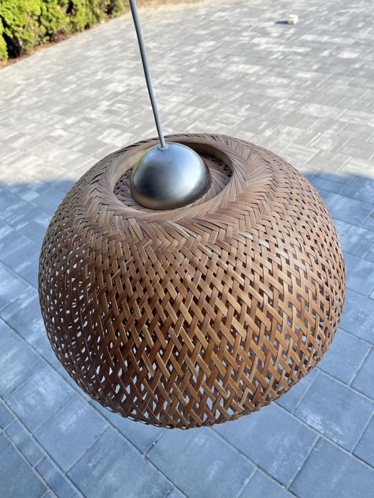 Lampa wiszaca pleciona