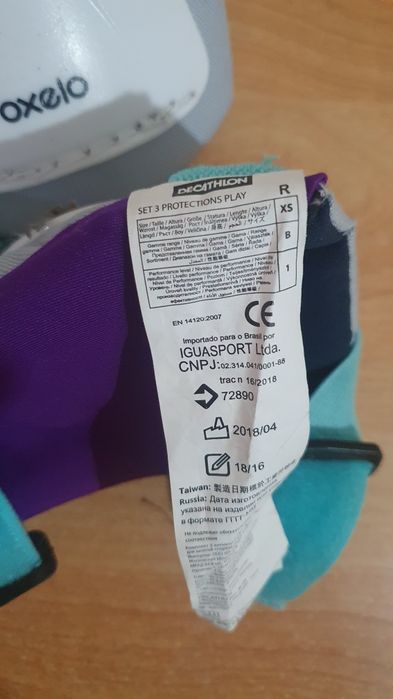 Proteçoes das maos, joelhos e cotovelos oxelo