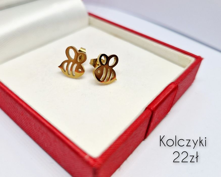 Kolczyki ze stali, nowe