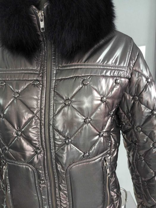 Philipp Plein kurtka zimowa futro