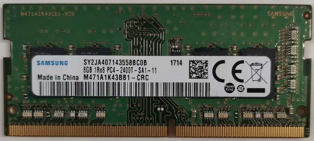 Pamięć RAM DDR4 8GB Samsung M471A1K43CB1-CRC 2400 Mhz
