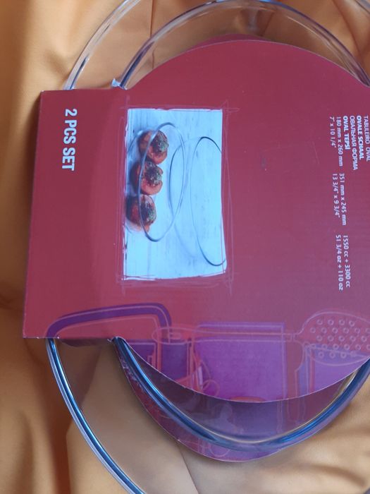 Tabuleiros oval forno