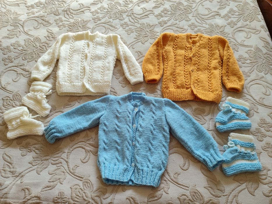 Casacos de malha para bebé