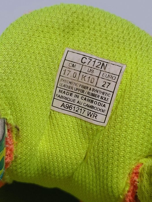 Asics sneakersy buty sportowe rzepy jesień wiosna r. 27