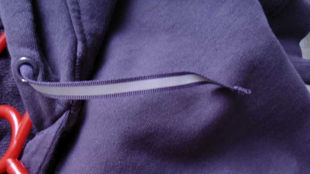 Sukienka dresowa bawełniana ReKids 164cm k.granat. z kapturem