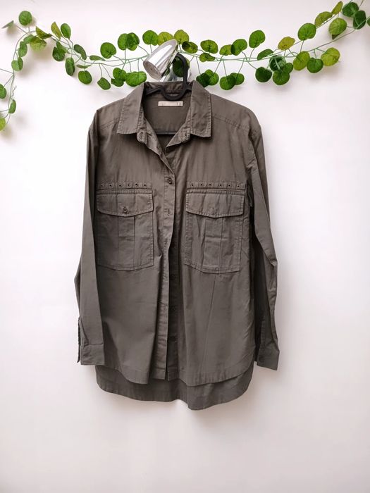 Camisa Caqui Comprida