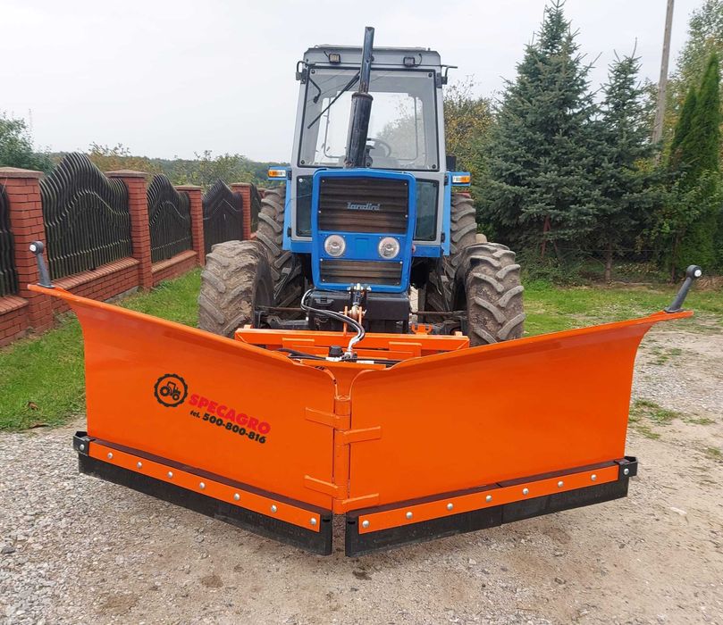 PROMOCJA ! Pług śnieżny STRZAŁKOWY do pryzm kiszonki Euro/Tuz