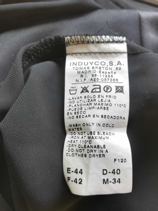 Blusa preta cerimónia nova