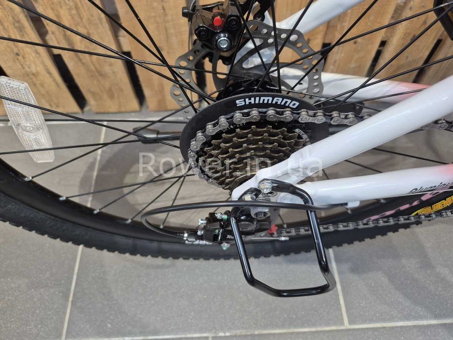 Алюмінієвий велосипед 26 AL Corso «INTEGRA» NG-26502 алюміній 15", (к-т SHIMANO) рожево-білий